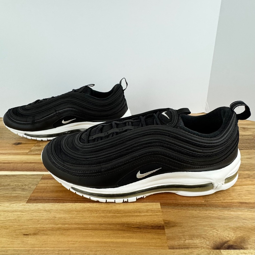 Nike Air Max 97 Black with White Accents - Picture 4 of 9